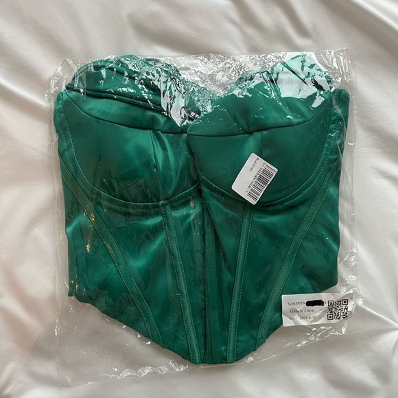 Modegal Green Corset - Size 8 - Picture 7 of 7